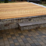 Custom rollup cover designed for a small outdoor pool, ensuring protection and easy use